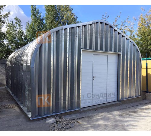 Сборно разборный ангар модель A 9.6x5.3, 3.6x3.6, 5.0