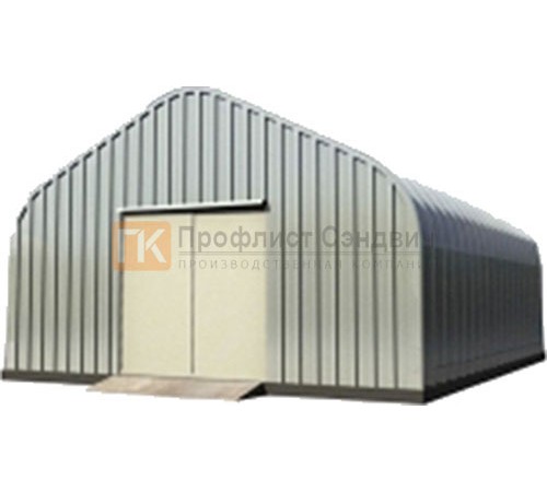 Сборно разборный ангар модель A 6.1x3.5, 2.4x2.4, 6.0