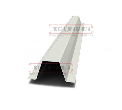 Омега профиль Гнутый 61-2.5 RAL9003 Полиэстер