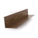Планка примыкания верхняя 250х147х2000 ECOSTEEL-МореныйДуб-0.5
