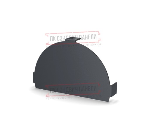 Заглушка конька круглого простая Viking E-7024-0.5
