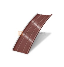 Продольно гнутый фальц профилированный 0,5 RR 29 GreenCoat Pural Matt