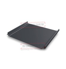Кликфальц Pro 0,45 Drap RAL7024 мокрый асфальт с пленкой на замках