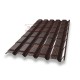 Металлочерепица Квадро профи RAL8017 Velur-0,5