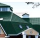 Металлочерепица Квадро профи RAL6005 Satin-0,5