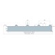 Сэндвич-панели арочные с пенополиуретаном, ширина 1000 мм, толщина 100 мм, 0.5/0.5, RAL3020