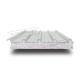Сэндвич панели кровельные с пенополистиролом, ширина 1200 мм, толщина 20 мм, 0.5/0.5, RAL7035