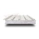 Сэндвич панели кровельные с пенополистиролом, ширина 1000 мм, толщина 20 мм, 0.5/0.5, RAL9010