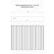 Профнастил фигурный C8 - 0,45 ПЭ RAL 8017 шоколад.