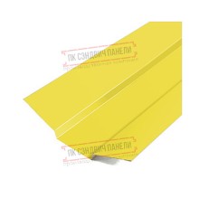 Планка ендовы верхняя 76х76х2000 Полиэстер Ral1018-0.45