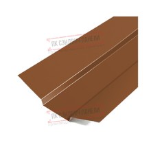 Планка ендовы верхняя 76х76х2000 PURMAN-Argillite-0.5