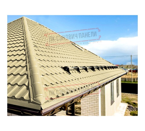 Планка конька круглого R110х2000 ПЭ-1014-0.5