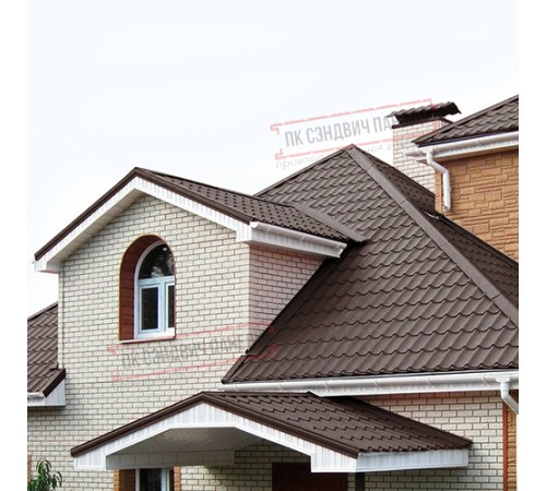 Планка примыкания нижняя 250х122х2000 PURETAN-8017-0.5