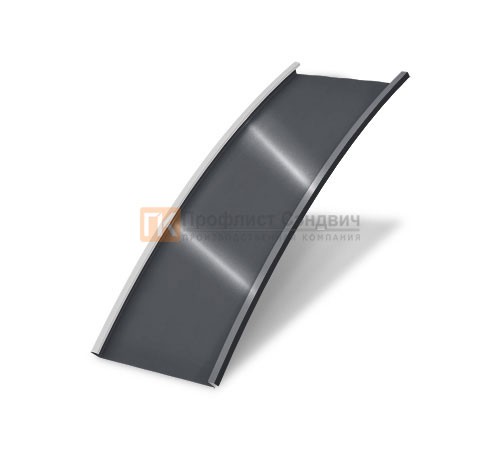 Продольно гнутый фальц гладкий 0,5 RR 23 GreenCoat Pural