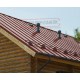Фальц двойной стоячий Line 0,5 Satin RAL3009 оксидно-красный с пленкой на замках
