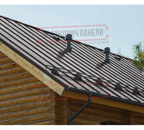 Фальц двойной стоячий Line 0,5 GreenCoat PuRALBT, matt RR32 темно-коричневый