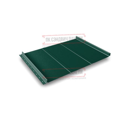 Кликфальц Line 0,45 Drap RAL6005 зеленый мох с пленкой на замках