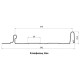 Кликфальц Line 0,5 PurPro Мatt 275 с пленкой RAL9005 черный