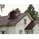 Кликфальц 0,5 Satin RAL8017 шоколад с пленкой на замках