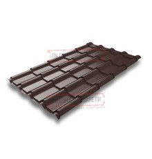 Металлочерепица Камея RAL8017 Quarzit lite-0.5