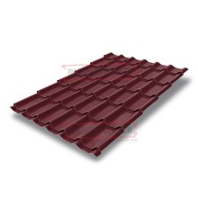 Металлочерепица Классик RAL3005 Quarzit lite-0,5