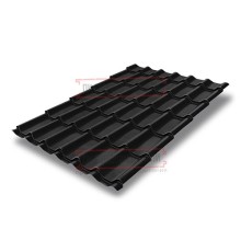 Металлочерепица Классик RAL9005 PurLite Мatt-0,5