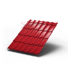 Металлочерепица Монтеррей RAL3020 Полиэстер-0.5