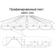 Профнастил ММ35-1000 Viking RAL7024-0.5