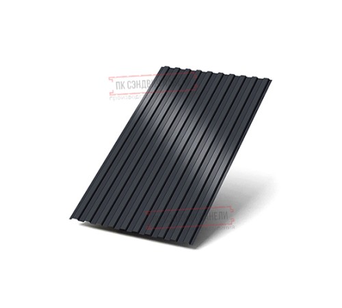 Профилированный лист С8х1150 Norman RAL7024-0.5