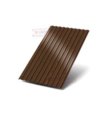 Профилированный лист С8х1150 ECOSTEEL_MA-МореныйДуб-0.5