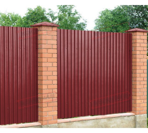 Профилированный лист C21х1000 Norman RAL3011-0.5