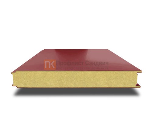 Сэндвич панели гладкие с пенополиизоциануратом, ширина 1200 мм, толщина 100 мм, 0.5/0.5, RAL3011