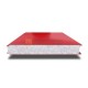 Сэндвич панели гладкие с пенополистиролом, ширина 1000 мм, толщина 200 мм, 0.5/0.5, RAL3020