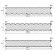 Сэндвич-панель для холодильных камер с пенополиизоциануратом, ширина 1000 мм, толщина 150 мм, 0.5/0.5, RAL5002