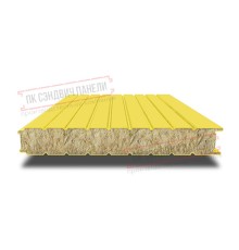Сэндвич панели стеновые с минеральной ватой, ширина 1200 мм, толщина 30 мм, 0.5/0.5, RAL1018