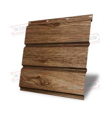 Софит металлический центральная перфорация 0,45 Print Elite с пленкой Nutwood