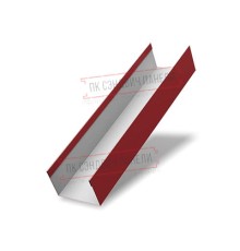 Крышка 65х40 жалюзи Milan,Tokyo 0,45 PE с пленкой RAL 3011 коричнево-красный