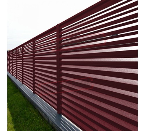 Ламель жалюзи Milan 0,45 Drap RAL 3005 красное вино