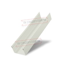 Стойка жалюзи Texas 0,7 PE с пленкой RAL 9003 сигнальный белый