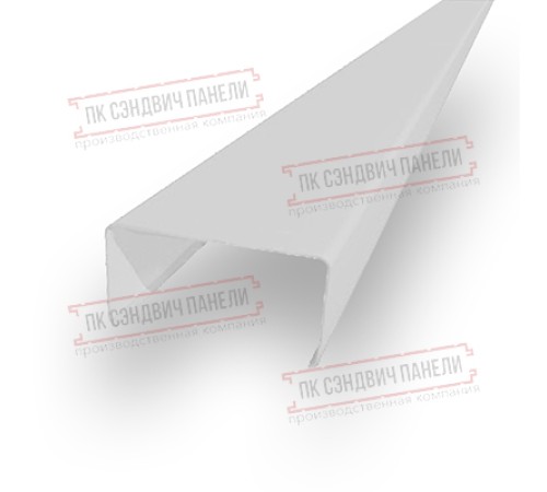 Декоративная планка П - 60х30, ПЭ, Ral 9003 - 0,4мм