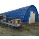 Профнастил H112ПГ-0.7, для бескаркасных ангаров, Полиэстер RAL 5005.