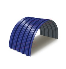 Профнастил НС35ПГ-0.5, Ширина-1100, Полиэстер RAL5002